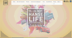 Desktop Screenshot of hanselife.de