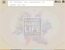 Tablet Screenshot of hanselife.de